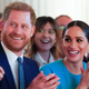 Prince Harry, Duke of Sussex, left, and Meghan, Duchess of Sussex on March 5, 2020, in London, England.